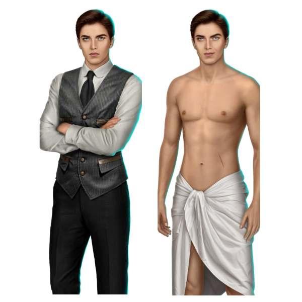 Дакімакура 150х50 см Олександр Клуб Романтики Подушка з наволочкою обнімашка двухсторння, фото 1