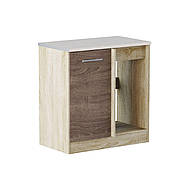 Кухня секція 79 Низ Кут 90° Еко Еверест Без стільниці (790х456х820 мм) Сонома/Трюфель