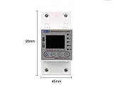 Розумне реле напруги, лічильник електроенергії TOMZN TOMPD-63LW 63A WIFI Smart Switch TUYA, фото 2