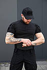 🔥 Убакс з коротким рукавом "Esdy - Ubacs" (Чорний) нац поліції, поліцейська, зсу, тактичне, військовий, фото 7