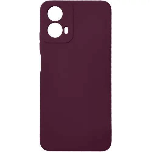 Силіконовий чохол Soft Silicone Case для Motorola G34 (бордовий), фото 1