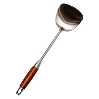 Лопатка кухонна для сковороди 38 (см) з нержавіючої сталі HP-8-44