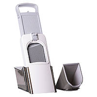 Овочерізка ручна універсальна з контейнером 19×12.5×34 см слайсер для овочів кухонна овочерізка HP-8-67