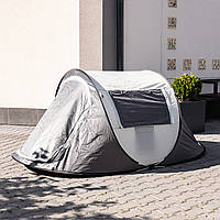 Намет туристичний 245×145×100 (см) кемпінговий для риболовлі 2 х місний Сірий LU-030BE