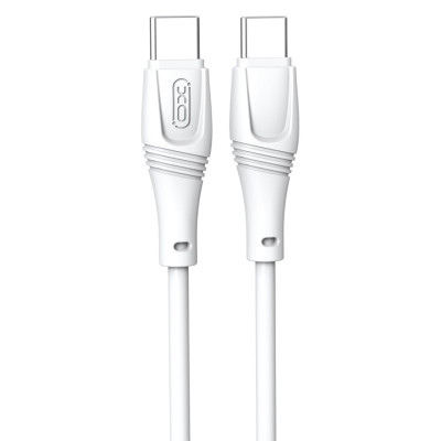 Дата кабель USB-C to USB-C 1.0m 60W High Elastic Zeus XO (NBQ239B_White)