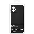 Силіконовий чохол Soft Silicone Case для Motorola G14 (чорний), фото 3
