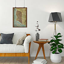 Плакат "Карта міста Waterdeep, Dungeon and Dragons, DnD", 149×106см, фото 5