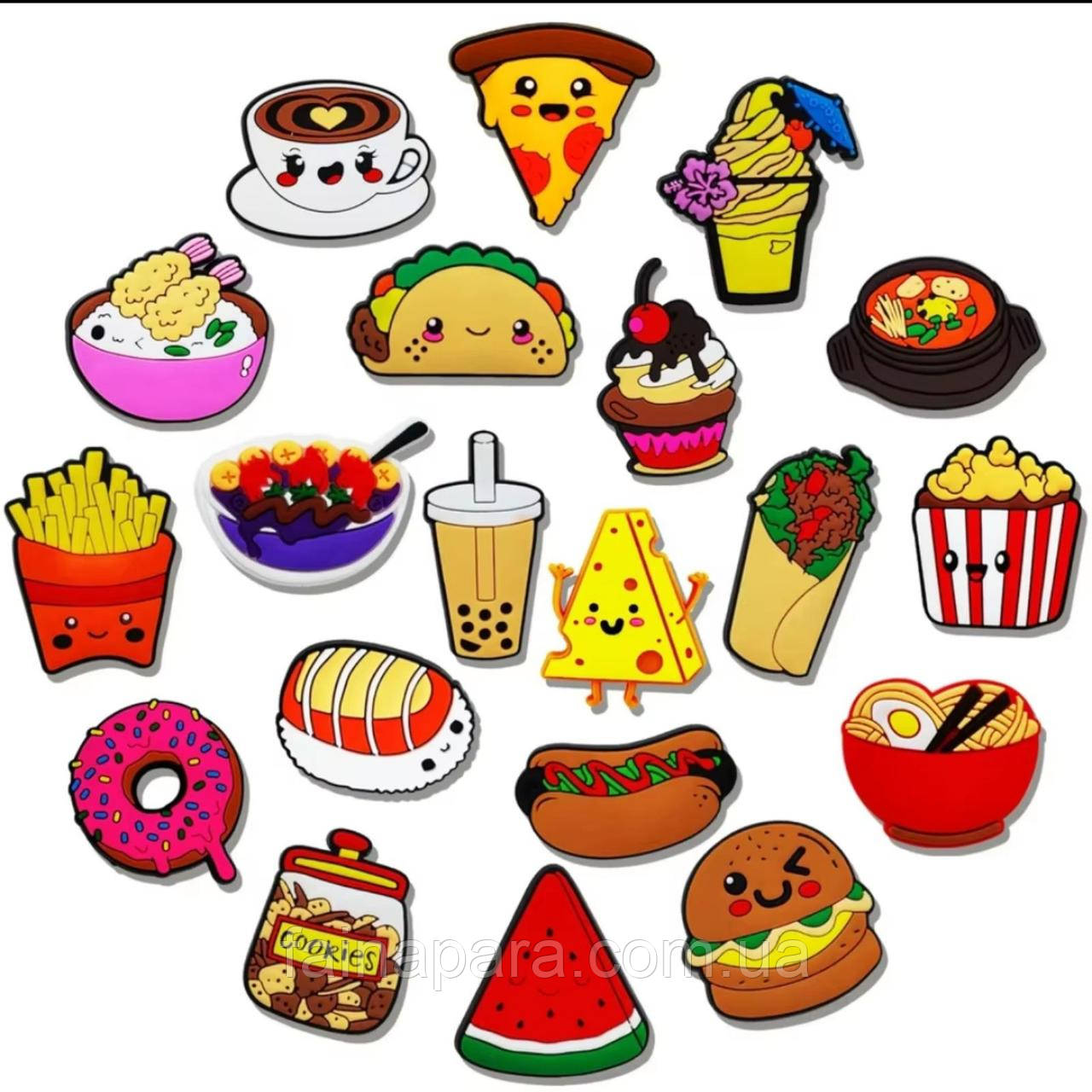 Джибтси для кроксів 'їжа", фото 1