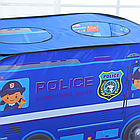 Дитячий намет 110*70*70 см Поліцейська машина, Синій / Ігровий намет для дітей / Дитячий намет складний, фото 4