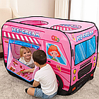 Дитячий намет 110*70*70 см Фургончик з морозивом, Рожевий / Ігровий намет для дітей / Дитячий намет складний, фото 2