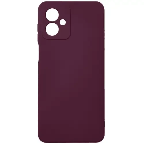 Силіконовий чохол Soft Silicone Case для Motorola G14 (бордовий), фото 1