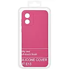 Силіконовий чохол Soft Silicone Case для Motorola E13 (малиновий), фото 3