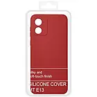 Силіконовий чохол Soft Silicone Case для Motorola E13 (червоний), фото 2
