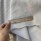 Ангора трикотаж пухнастик принт 150 см 350 г/м2 темно сірий, фото 2