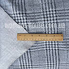 Ангора трикотаж пухнастик принт 150 см 350 г/м2 клітина Сірий, фото 2