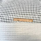 Ангора трикотаж пухнастик принт 150 см 350 г/м2 Гусяча лапка Сірий, фото 2