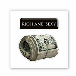 3D-стікер Rich and sexy