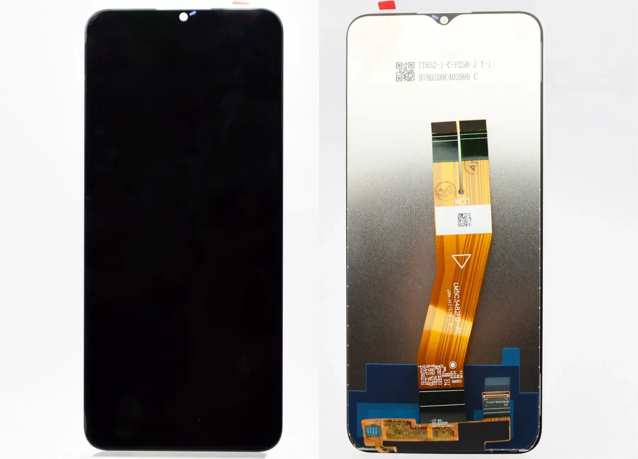 Дисплей (екран) LCD Samsung Galaxy A02s/A03s (A025/A037) з тачскріном Black (LM5C3482F0-A1), фото 1