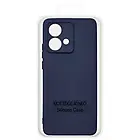 Чохол Soft Silicone Case Full для Motorola Edge E40 Neo (Dark Blue), фото 2