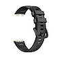Ремінець для смарт браслета Huawei Band 8,9,10 чорний, фото 2