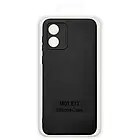 Чехол Soft Silicone Case Full для Motorola E13 (Black), фото 3