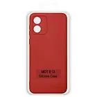Чохол Soft Silicone Case Full для Motorola E13 (Red), фото 2