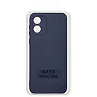 Чохол Soft Silicone Case Full для Motorola E13 (Dark Blue), фото 3