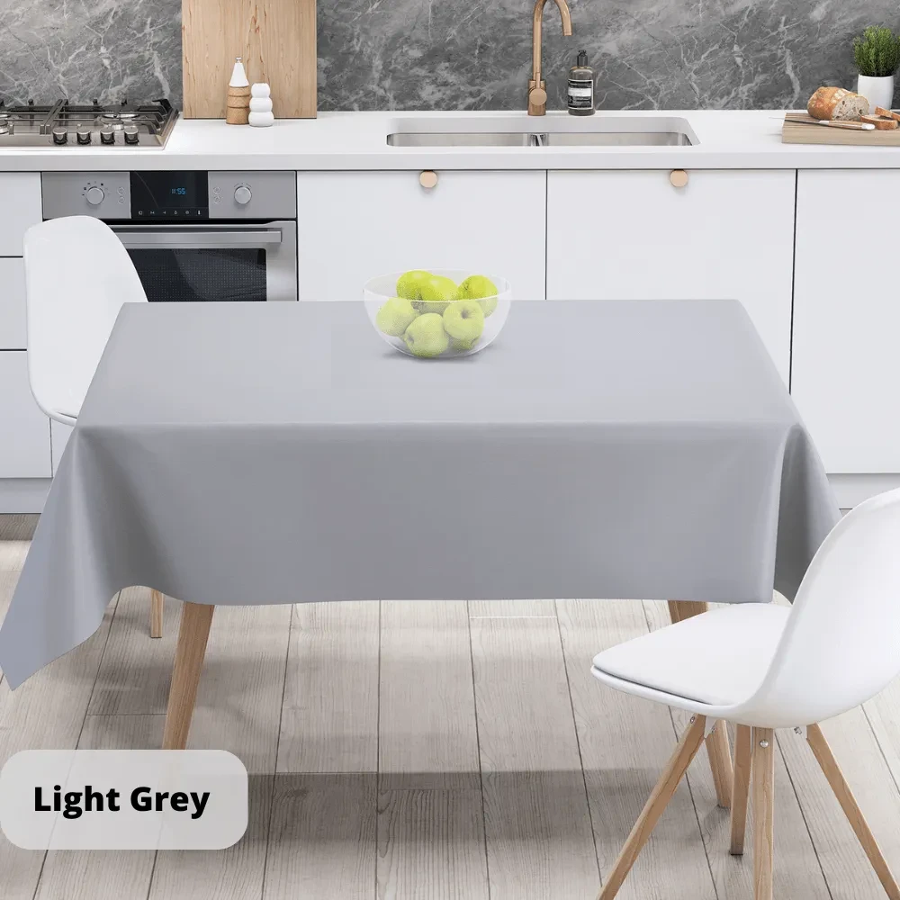 Скатертина "Aquastop" водовідштовхуюча Light Gray, 150x150, фото 1