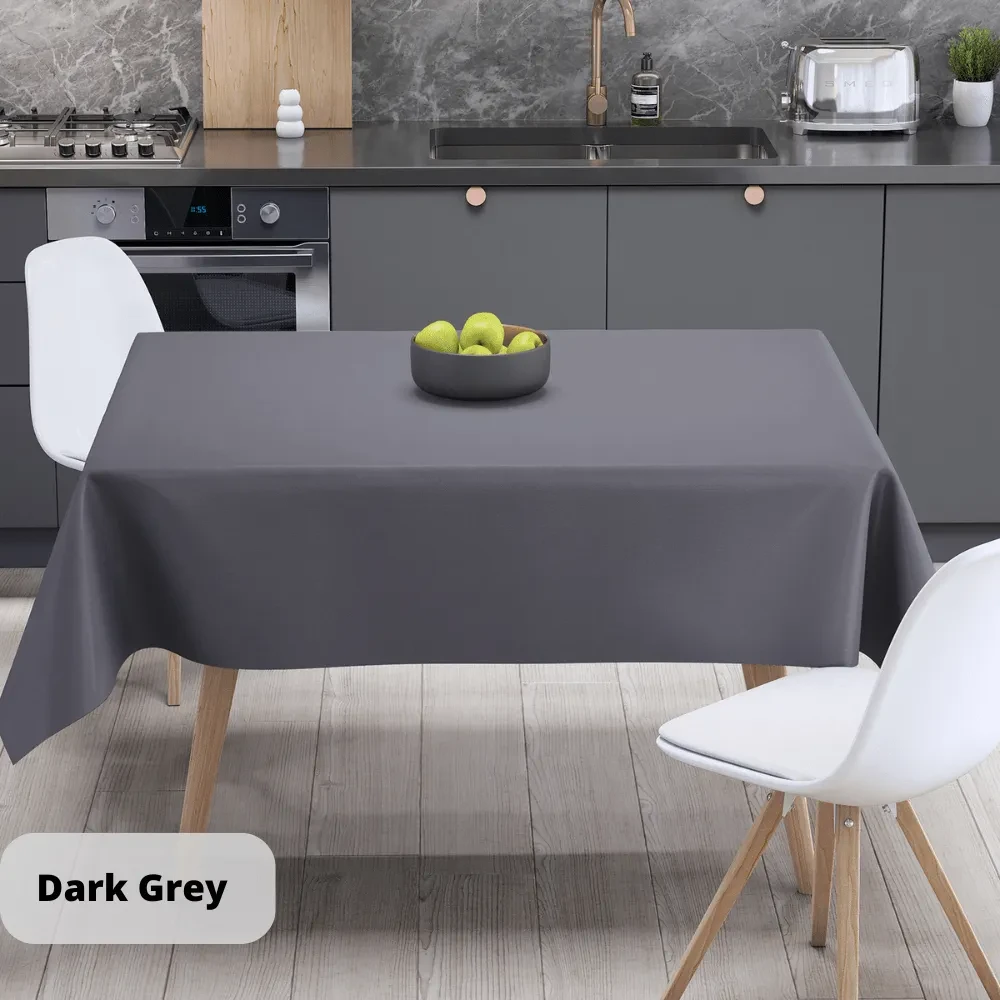 Скатертина "Aquastop" водовідштовхуюча Dark Gray, 120x150, фото 1
