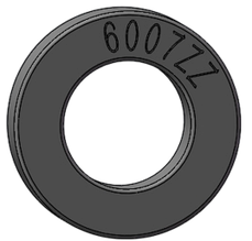 Deep groove ball bearing 6007-2Z (Part Code - 1.20.05.0000050)