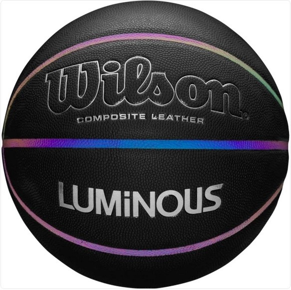 Баскетбольный мяч Wilson Luminous Bskt Iridescent Black (розмір 7) WTB2027XB07, фото 1