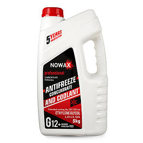 Антифриз Nowax Red G12 червоний концентрат 5кг