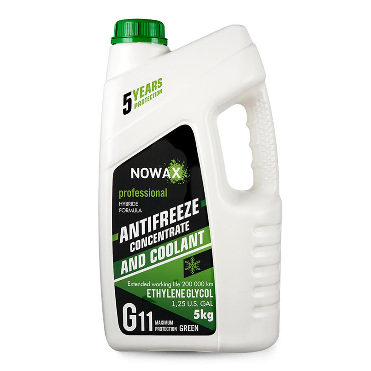 Антифриз Nowax Green G11 зелений концентрат 5кг, фото 1