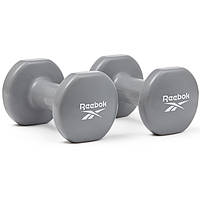 Гантелі вінілові REEBOK RAWT-16154, 2 х 4 кг — для домашніх тренувань і фітнесу