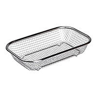 Сито-кошик для миття овочів та фруктів 24х15х5 см друшляк з нержавіючої сталі HP-19-23-S