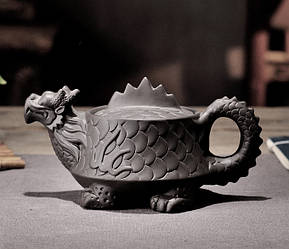 Чайник Драконья черепаха Чорний 300 мл.