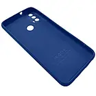 Силіконовий чохол Soft TPU Armor для Motorola E40 — Dark Blue, фото 2