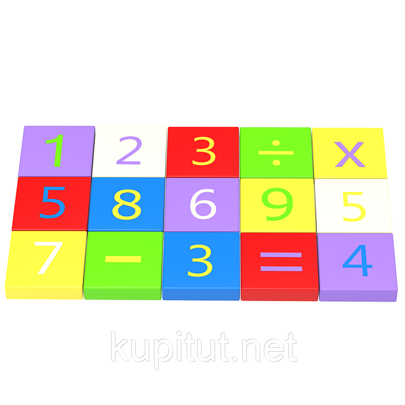 Ігровий м'який набір Математика KIDIGO, фото 1