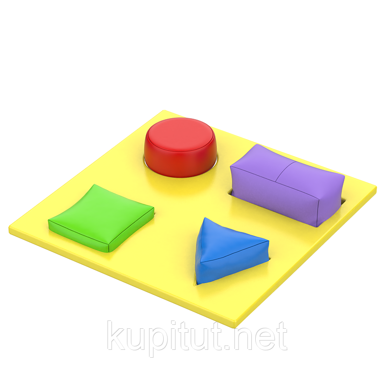 Ігровий м'який набір Сортер Геометрії KIDIGO, фото 1