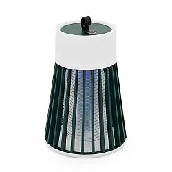 Лампа-знищувач комарів YG-002, вбудований акумулятор 1200mAh, USB кабель, Green, Box