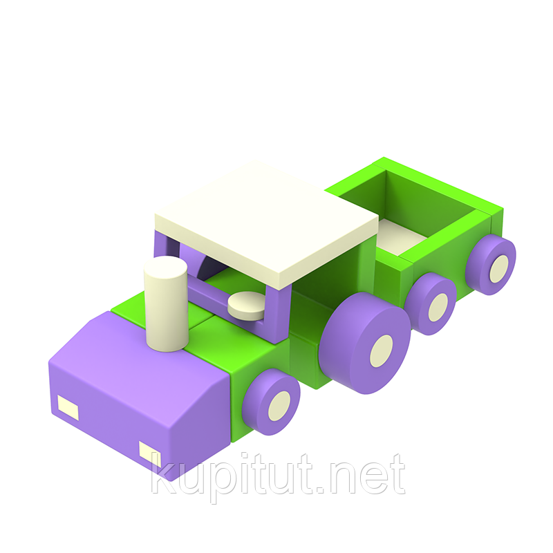 Ігровий модуль-конструктор Тракторець KIDIGO, фото 1