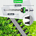 Кущоріз акумуляторний 51см + акумулятор 20В 2А·год Wuber (Польща), фото 5