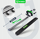 Кущоріз акумуляторний 51см + акумулятор 20В 2А·год Wuber (Польща), фото 6