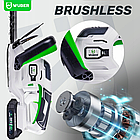 Кущоріз акумуляторний 51см + акумулятор 20В 2А·год Wuber (Польща), фото 7