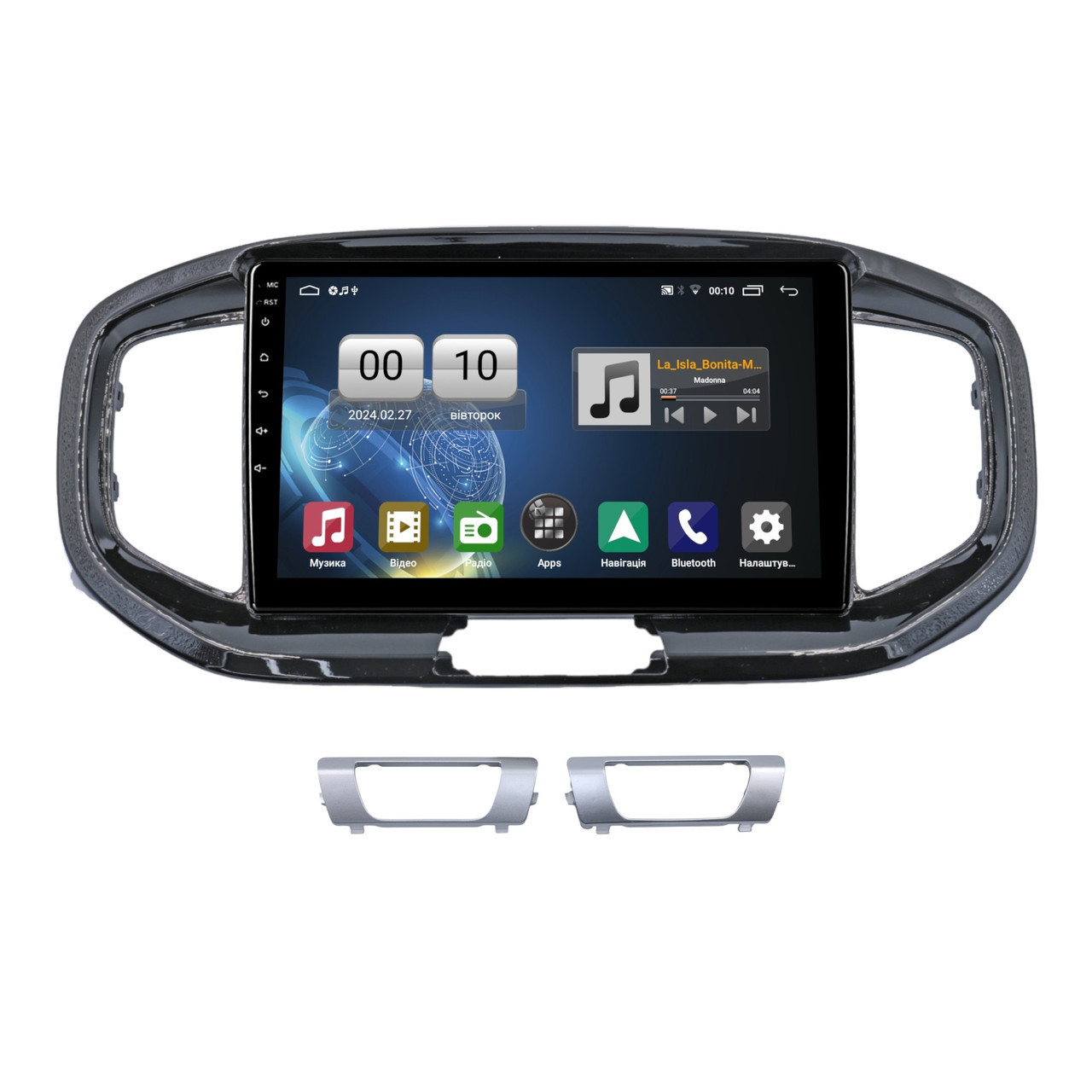 Штатна магнітола серії QIV Q1 під Kia KX1 2018+ (W1) 10 дюймів, фото 1