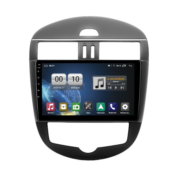 Штатна магнітола серії QIV Q1 під Nissan Tiida (C12) 2011-2016 10 дюймів, фото 1