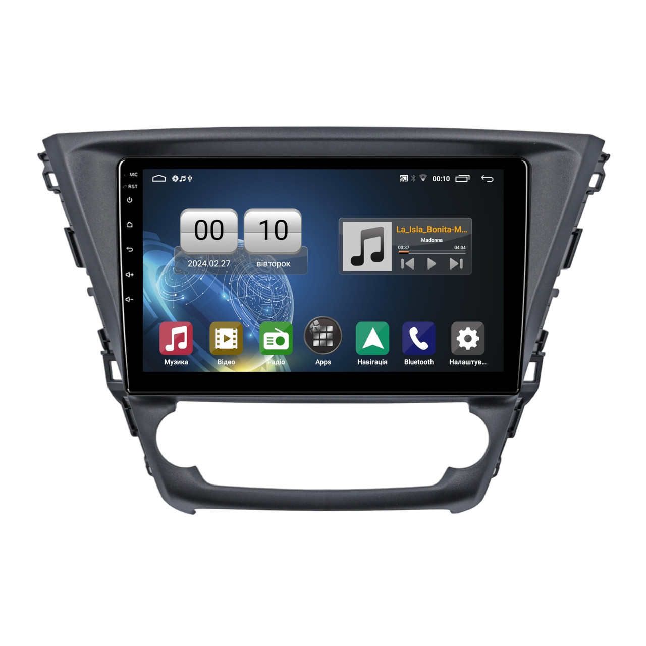 Штатна магнітола серії QIV Q1 під Toyota Avensis T270 2015-2018 (W1) 10 дюймів, фото 1