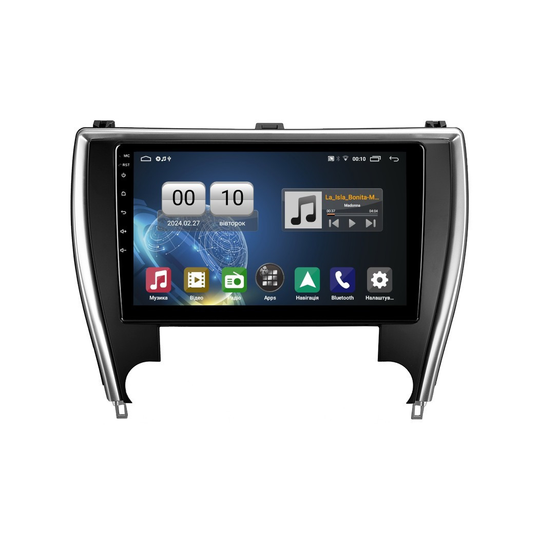 Штатна магнітола серії QIV Q1 під Toyota Camry 7 XV 50 55 (US EDITION) 2014-2017 (W1) 10 дюймів, фото 1