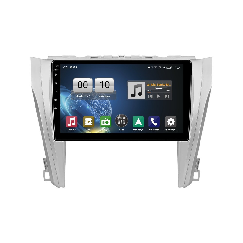 Штатна магнітола серії QIV Q1 під Toyota Camry 7 XV 50 55 Aurion 2014-2017 (F1) (W1) 10 дюймів, фото 1