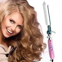 Керамічні щипці для завивки волосся плойка JJ-908 керамічна поверхня регульована температура до 200°C